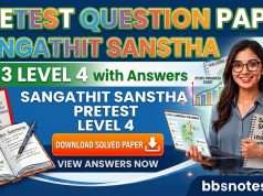 Sangathit Sanstha Pretest Question Paper 2083 Level 4 with Answers Sangathit Sanstha Pretest Question Paper 2083 Level 4 with Answers